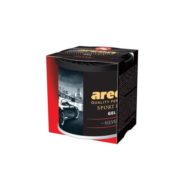 AREON Gel Sport Lux Silver, Oro gaiviklis dėžutėje