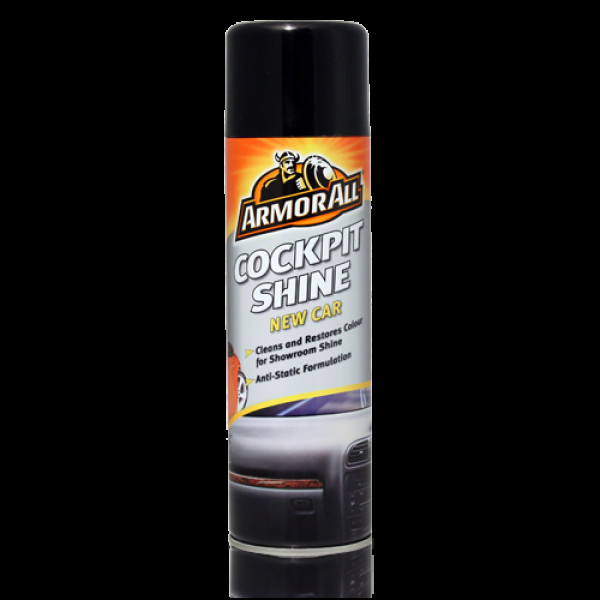 ARMORALL Cockpit Shine New Car, Panelių valiklis, 500 ml ARMORALL Cockpit Shine New Car, Panelių valiklis, 500 ml