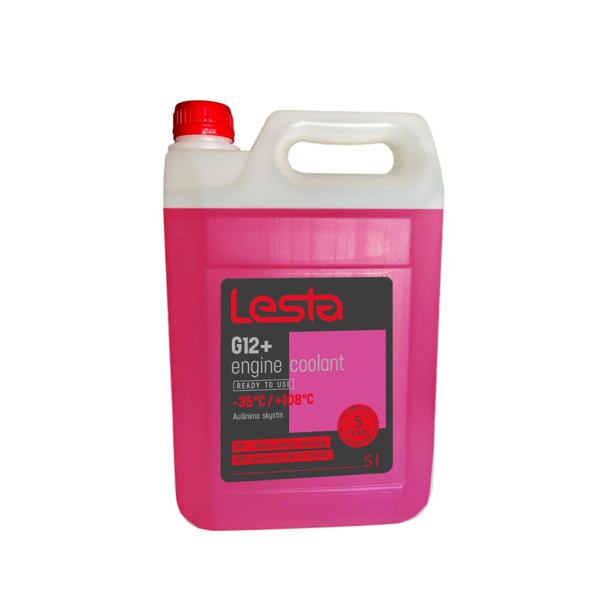 LESTA Antifreeze G12 -35°C, aušinimo skystis, 5 Kg