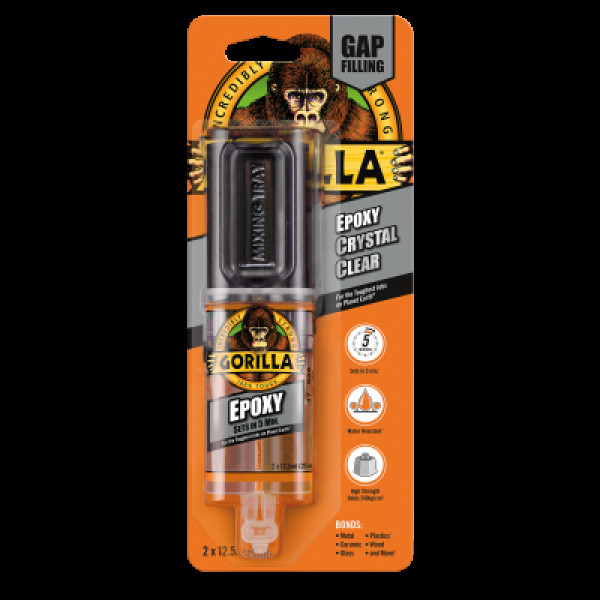 Gorilla Epoxy, Bespalviai epoksidiniai klijai, 25 ml 