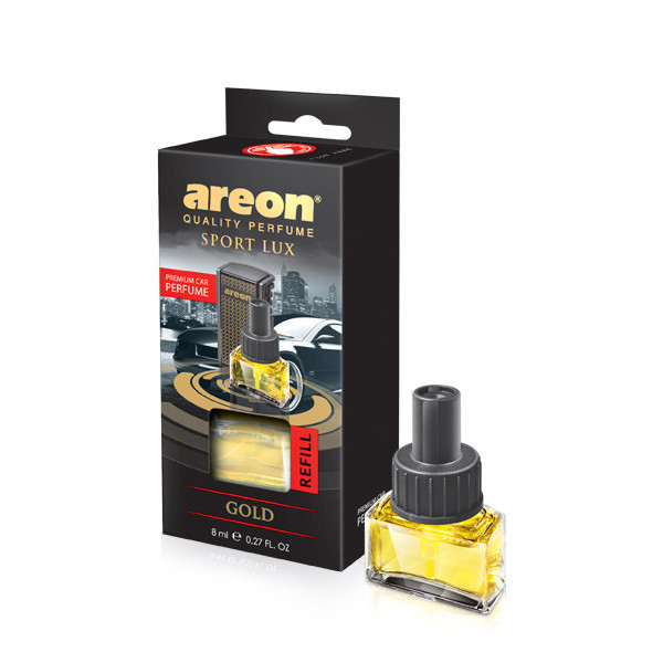 AREON Car Gold Refill oro gaiviklio papildymas, 8 ml