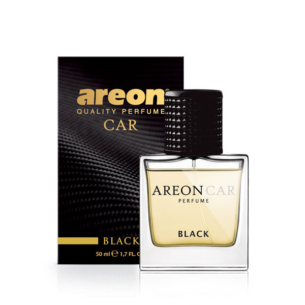 AREON Car Perfume Black, purškiamas oro gaiviklis, 50 ml