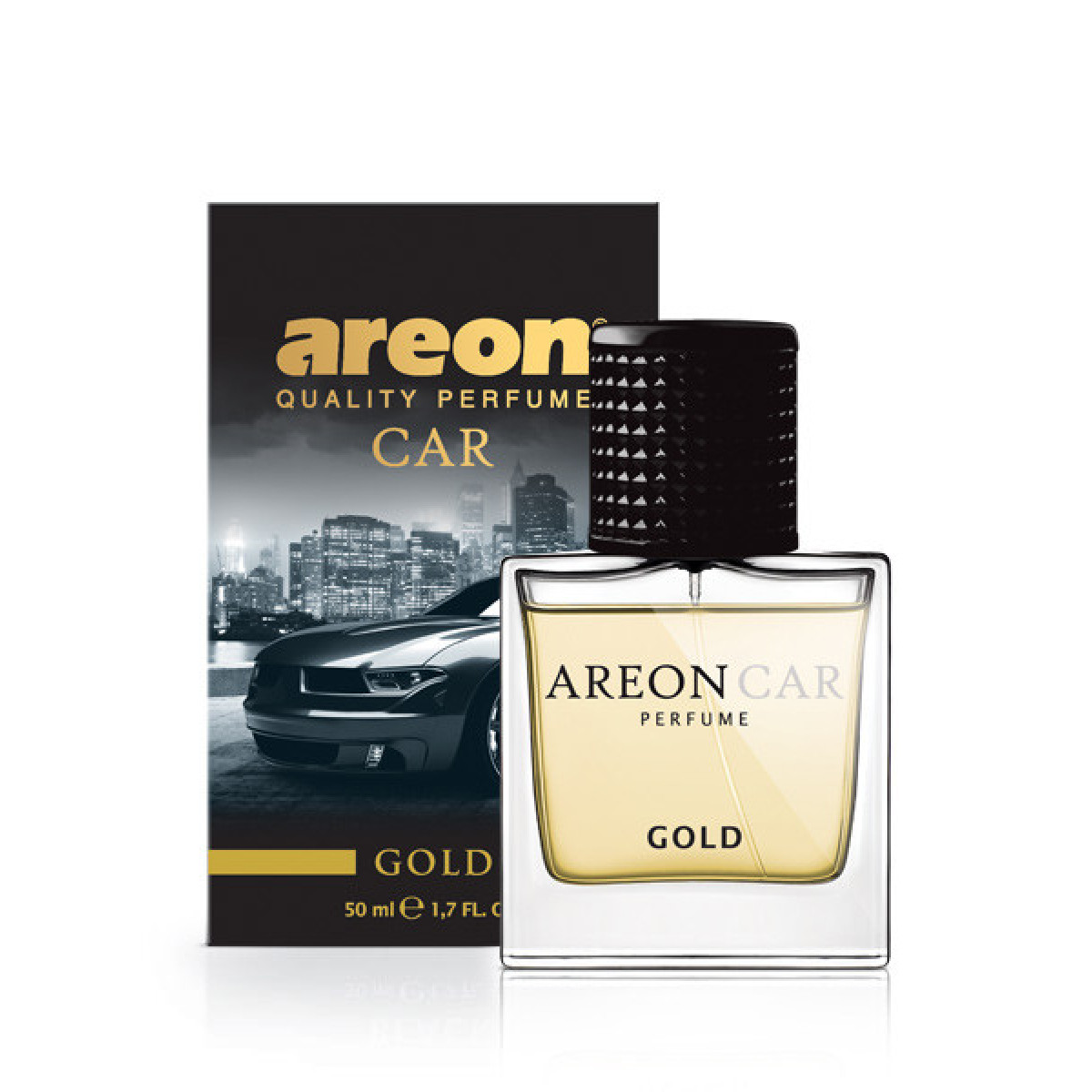 AREON Car Perfume Gold purškiamas oro gaiviklis, 50 ml