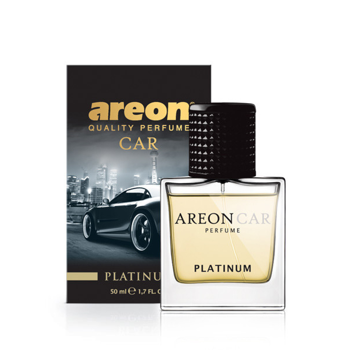 AREON Car Perfume Platinum, purškiamas oro gaiviklis, 50 ml