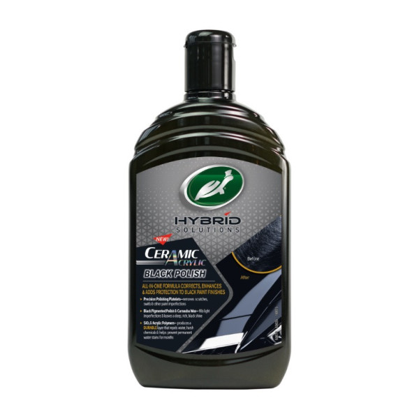TURTLE WAX Ceramic Black Polish, polirolis-vaškas, 500 ml