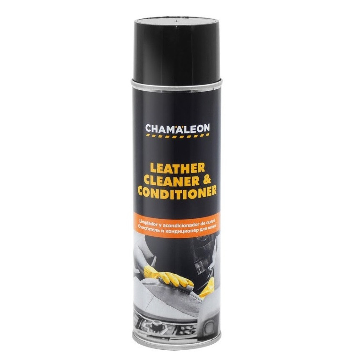 CHAMAELEON Aerosol Leather Cleaner And Conditioner, odos valiklis-kondicionierius, 500 ml CHAMAELEON Aerosol Leather Cleaner And Conditioner, odos valiklis-kondicionierius, 500 ml