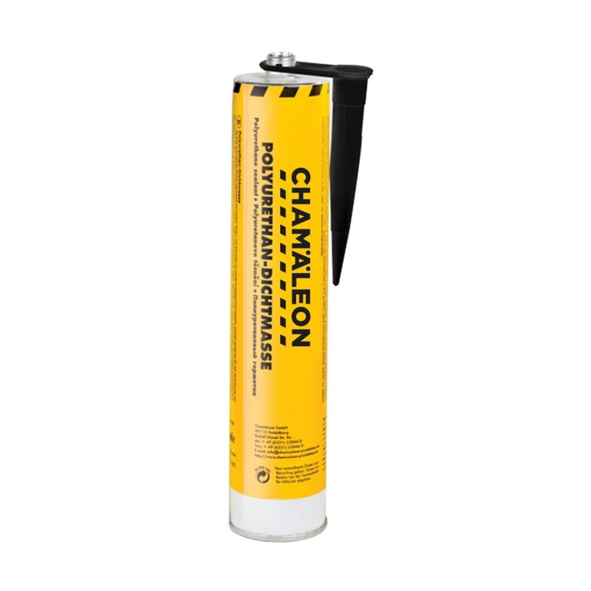 CHAMAELEON PU Car Body Sealant Black, purškiamas hermetikas, juodas, 310 ml