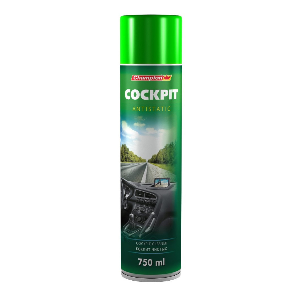 CHAMPION aero Cockpit Cleaner Fresh, prietaisų skydelio valiklis, 750 ml