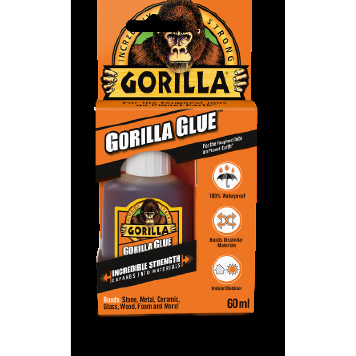Gorilla Universal Glue, universalūs klijai, 60 ml Gorilla Universal Glue, universalūs klijai, 60 ml
