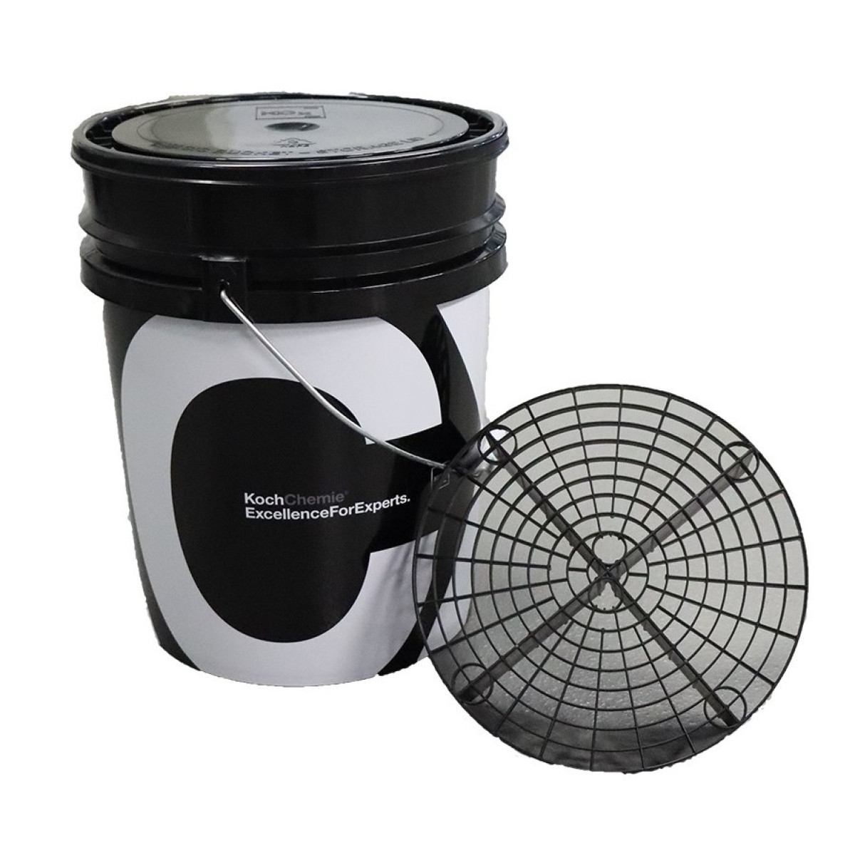 KOCH CHEMIE Detailing bucket set,  Kibiras su grotelėmis ir dangčiu, 20l 