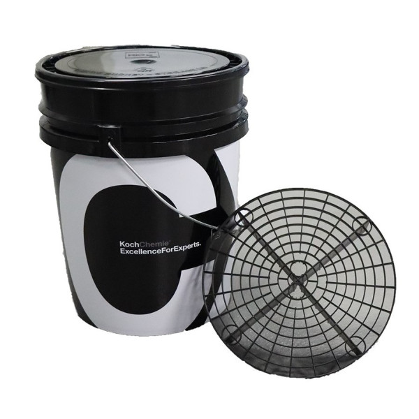 KOCH CHEMIE Detailing bucket set,  Kibiras su grotelėmis ir dangčiu, 20l 