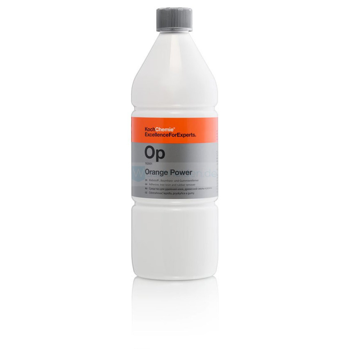 KOCH CHEMIE Adhesive&Rubber Remover Orange Power Op, klijų, dervų ir kramtomos gumos valiklis, 1L