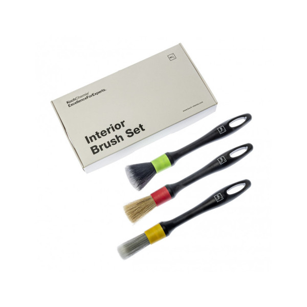 KOCH CHEMIE Interior brush set, šepetėliai interjero valymui