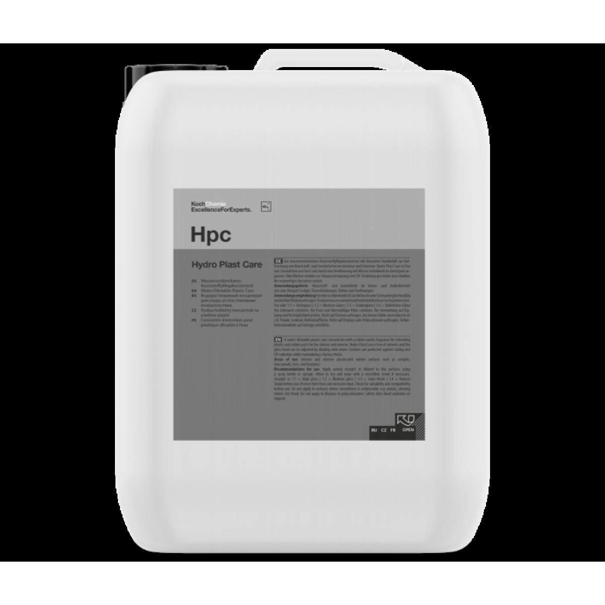 KOCH CHEMIE Hpc Hydro Plast Care, Plastikų valiklis, 5 L