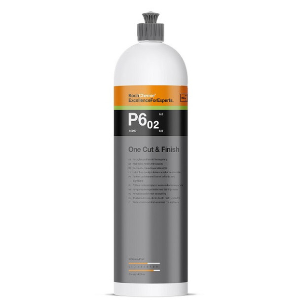 KOCH CHEMIE One Cut & Finish P6.02, itin blizgi poliravimo pasta, 250 ml