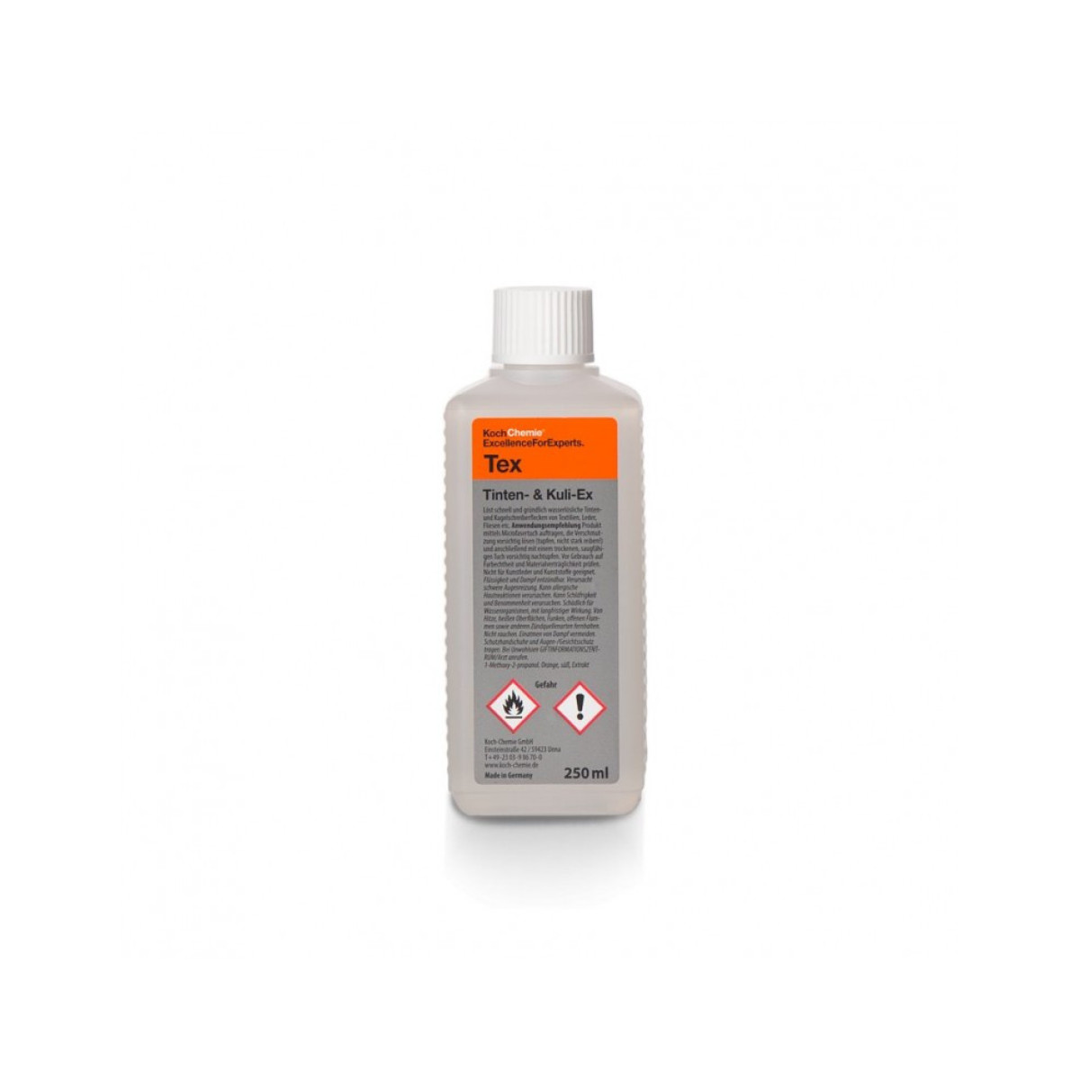 KOCH CHEMIE Ink Remover TINTEN&KULI-EX Tex, rašalo valiklis, 250 ml