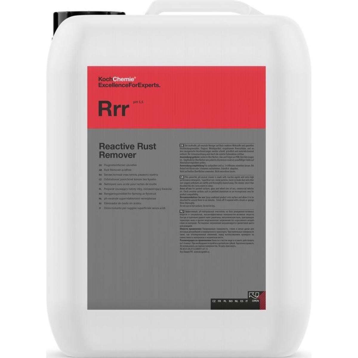 KOCH CHEMIE Reactive Rust Remover Rrr, rūdžių šalinimo priemonė, 11kg KOCH CHEMIE Reactive Rust Remover Rrr, rūdžių šalinimo priemonė, 11kg