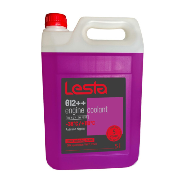 LESTA Antifreeze G12++, aušinimo skystis, 5L