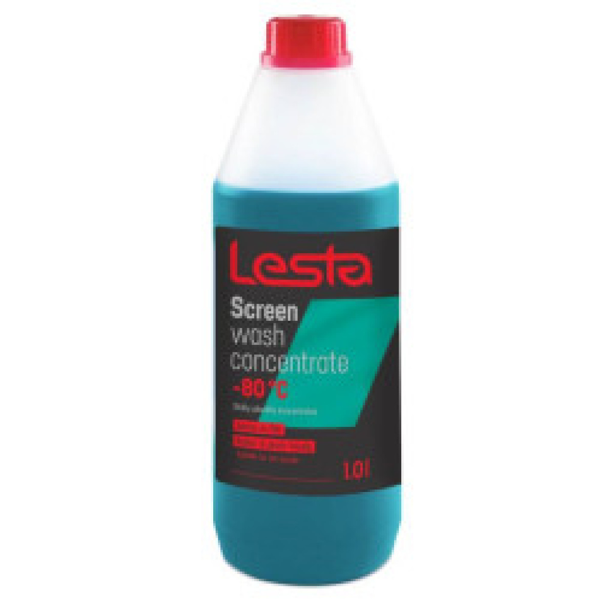 LESTA Concentrated Windscreen Washer Fluid -80°C koncentruotas priekinio stiklo plovimo skystis, 1l LESTA Concentrated Windscreen Washer Fluid -80°C koncentruotas priekinio stiklo plovimo skystis, 1l