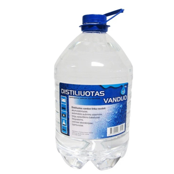 LESTA Distiliuotas vanduo, 5L