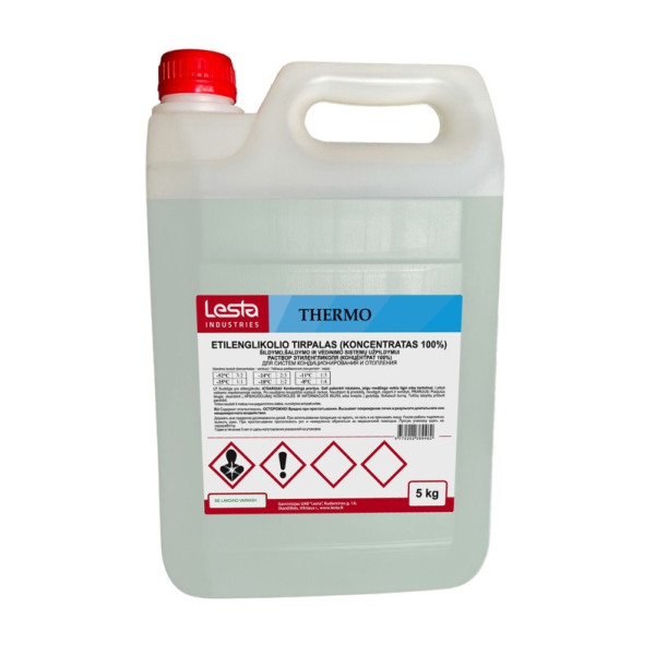 LESTA Ethylene glycol solution 100%, etilenglikolio tirpalas, 5 Kg