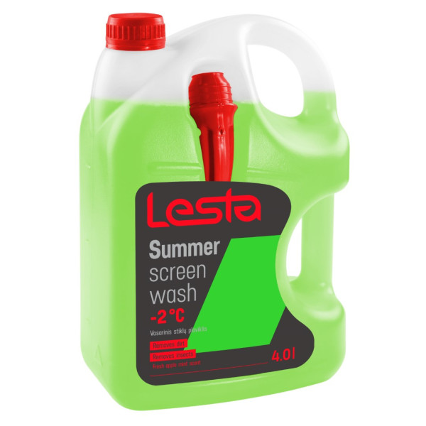 LESTA Windscreen Washer Fluid, priekinio stiklo plovimo skystis, 4 L