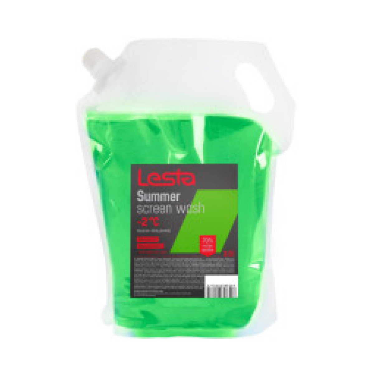 LESTA Windscreen Washer Fluid 2In1 -2°C priekinio stiklo plovimo skystis, 3l LESTA Windscreen Washer Fluid 2In1 -2°C priekinio stiklo plovimo skystis, 3l