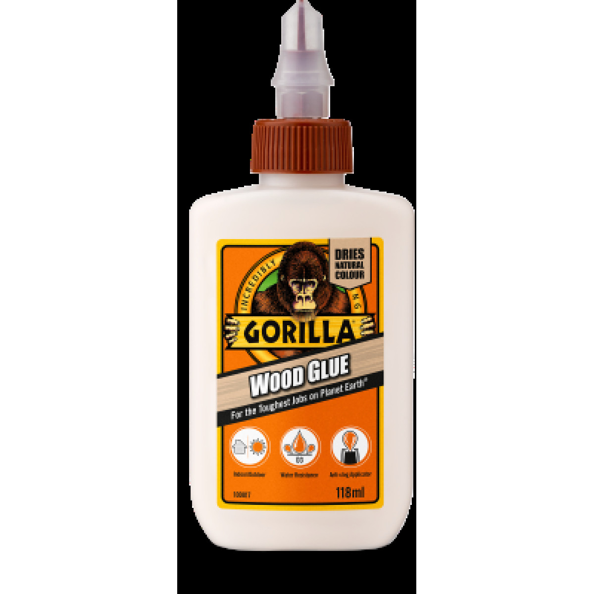 Gorilla Wood Glue, Medienos klijai, 118 ml