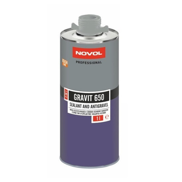 NOVOL Gravit 650 Sealant&Antigravel - Grey, apsauginė danga, pilka, 1L