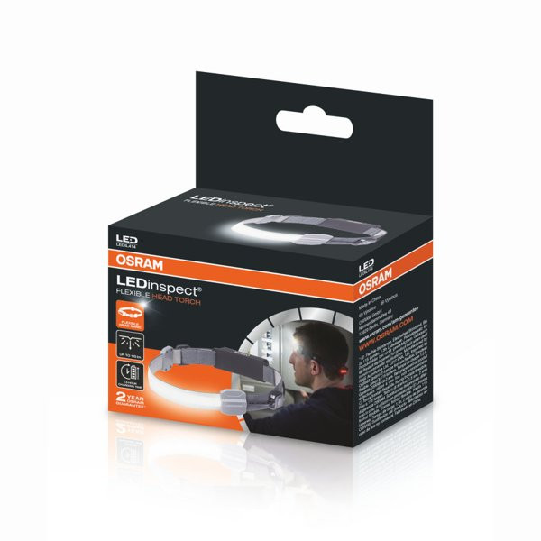 OSRAM ACE Flexible Head Torch, apžiūros lempa ant galvos