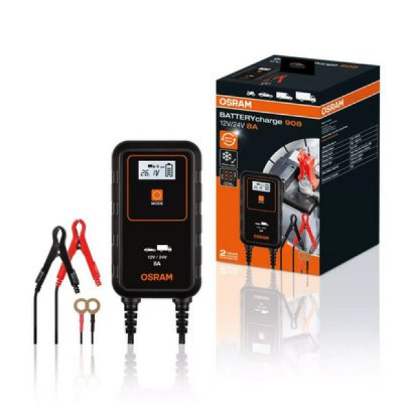 OSRAM Akumuliatorių pakrovėjas, BTRYCHRG908
