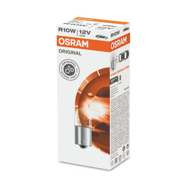 OSRAM Automobilinė lemputė 10W 12V BA15S, 1vnt