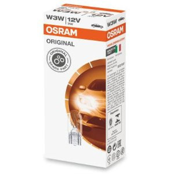 OSRAM Automobilinė lemputė 3W 12V W2.1x9.5D, 1vnt