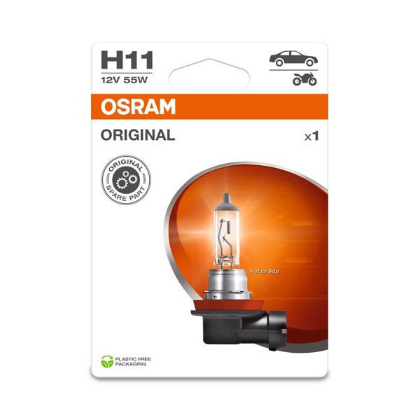 OSRAM Automobilinė lemputė, H11 55W 12V PGJ19-2, 1vnt