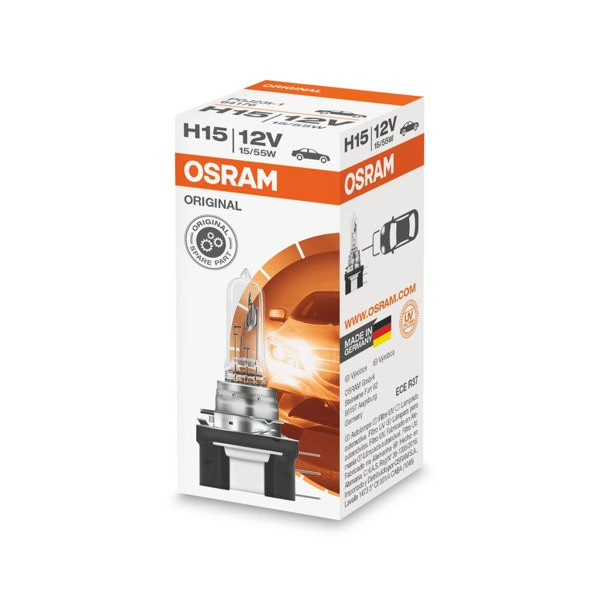 OSRAM Automobilinė lemputė H15 55/15W 12V PGJ23T, 1vnt