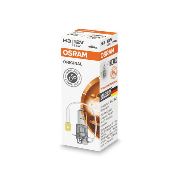 OSRAM Automobilinė lemputė H3 55W 12V PK22S, 1vnt