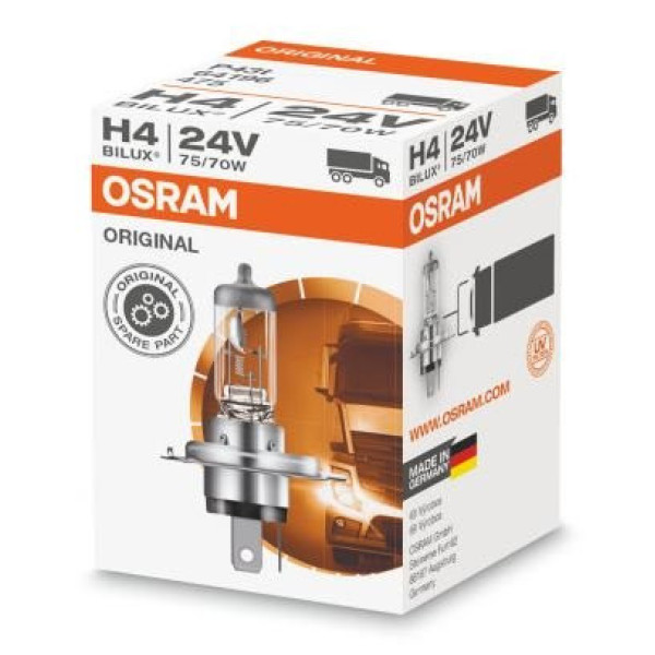 OSRAM Automobilinė lemputė H4 75/70W 24V, 1vnt