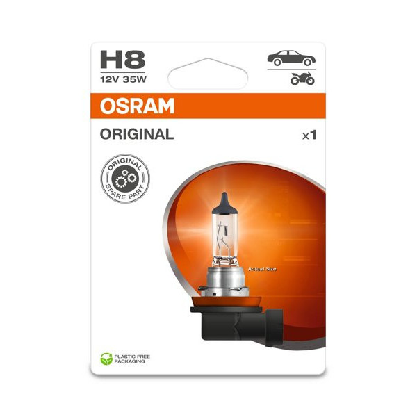 OSRAM Automobilinė lemputė H8 35W 12V PGJ19-1, 1vnt