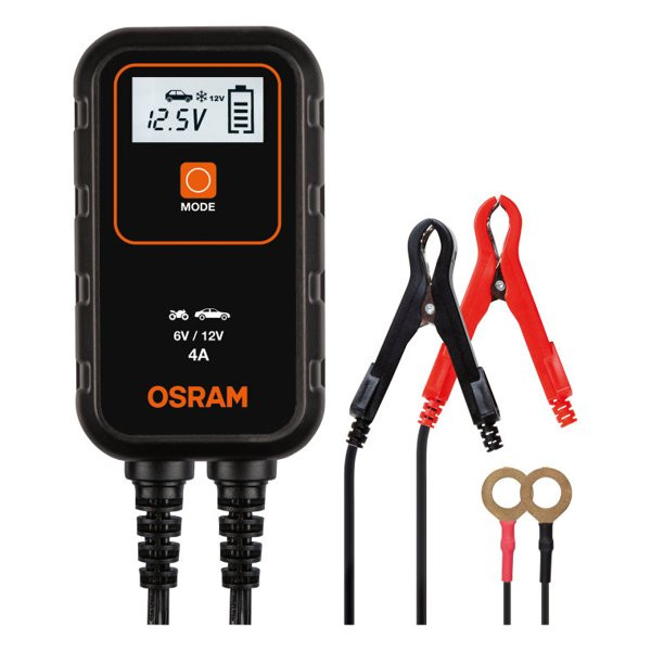OSRAM įkroviklis 6/12V 4A 90AH