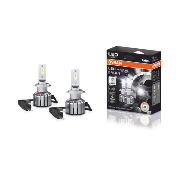 OSRAM LED Automobilinės lemputės H7 9W 12V PX26D 4X23, 2vnt