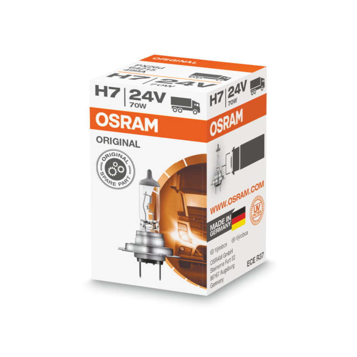 OSRAM Lemputė, 24V H7 70W PX26D