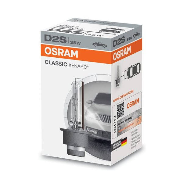 OSRAM Lemputė, 35W D2S xenon classic P32D-2 D2S, 1vnt