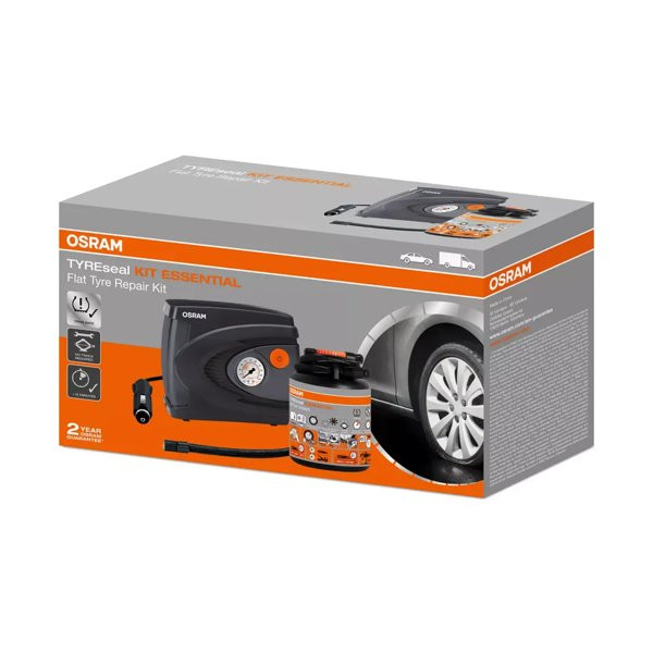 OSRAM TYREseal Kit Essential, skaitmeninis oro kompresorius