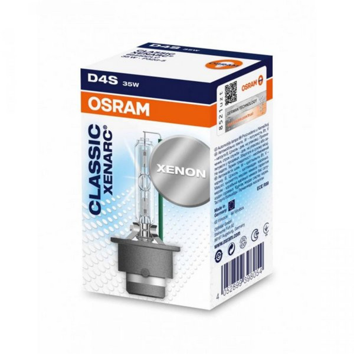 OSRAM Xenon Classic Automobilinė lemputė 35W P32D-5 D4S, 1vnt OSRAM Xenon Classic Automobilinė lemputė 35W P32D-5 D4S, 1vnt