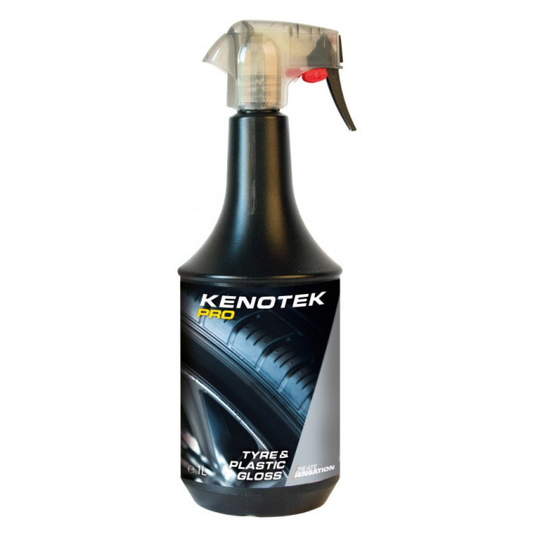 KENOTEK Tire&Plastic Gloss, padangų ir plastiko juodiklis, 1 L