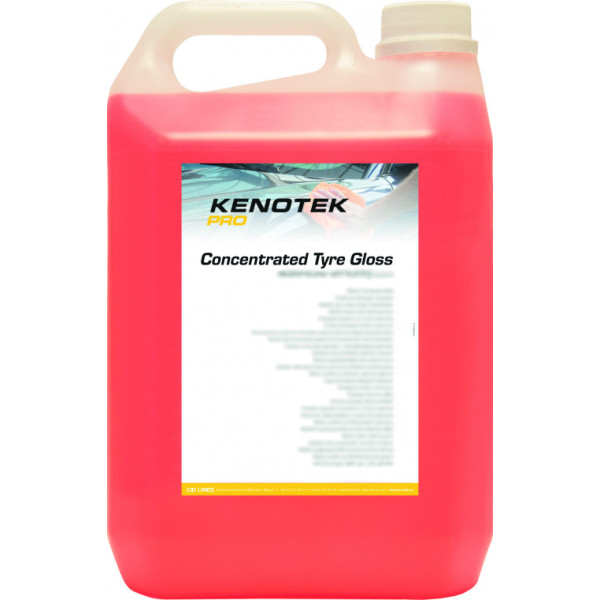 KENOTEK Concentrated Tire Gloss, koncentruotas padangų juodiklis, 5l