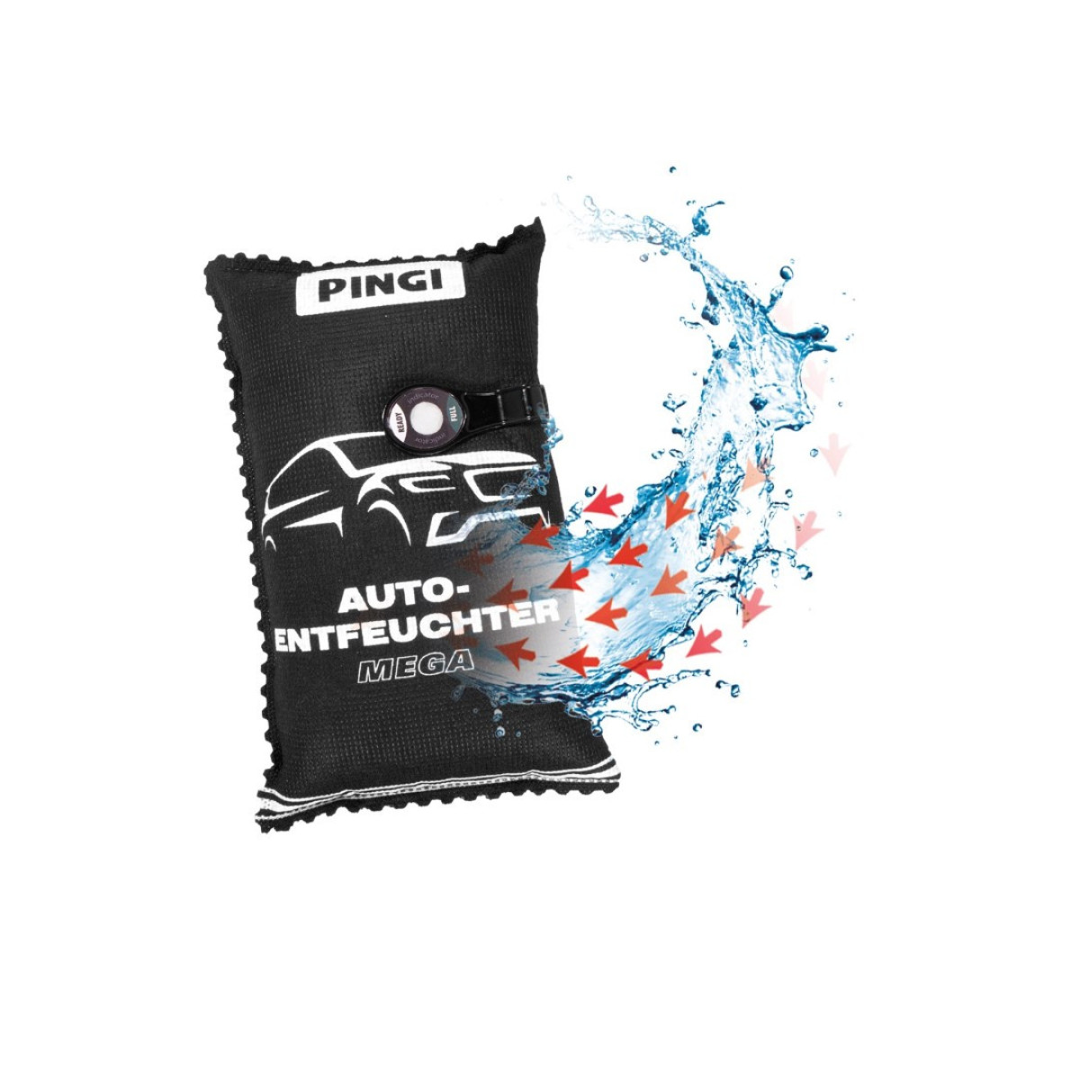 PINGI Car Dehumidifier MEGA, daugkartinis drėgmės sugėriklis, 1 kg PINGI Car Dehumidifier MEGA, daugkartinis drėgmės sugėriklis, 1 kg