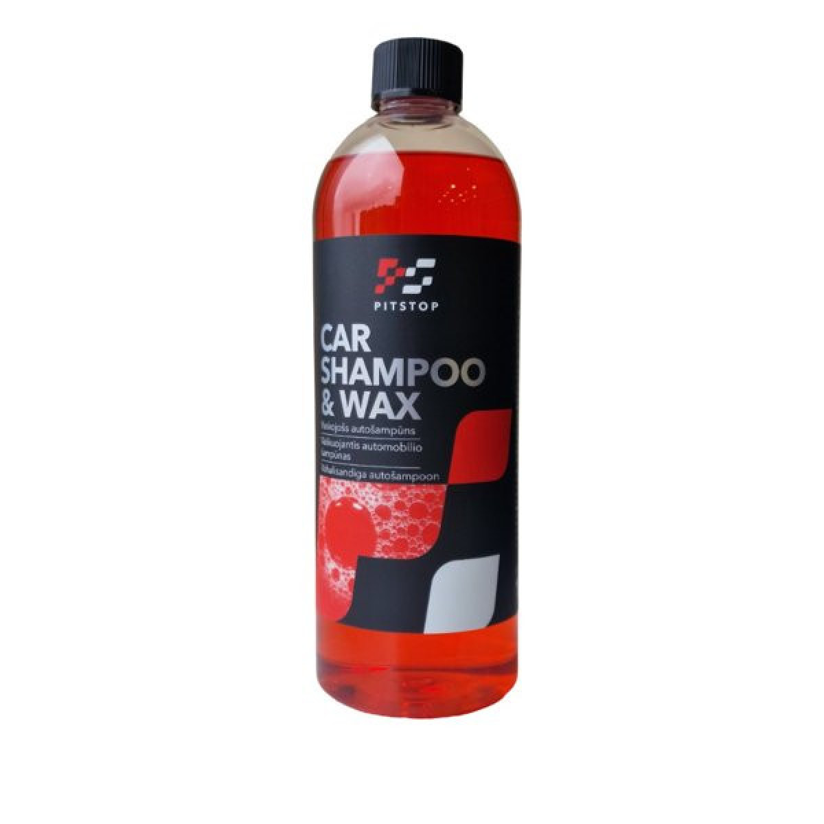 PIT STOP Car Shampoo & Wax, Šampūnas su vašku, 1 l