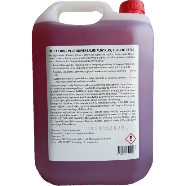 PITSTOP Delta Force Plus, Ploviklis, 5 L