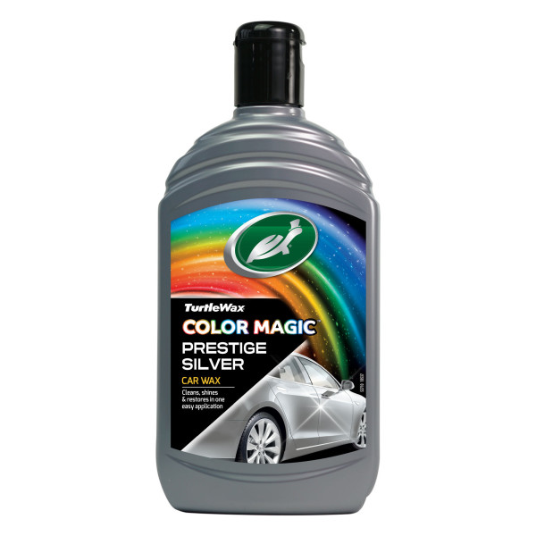 TURTLE WAX Color Magic Silver, polirolis, pilkas, 500 ml